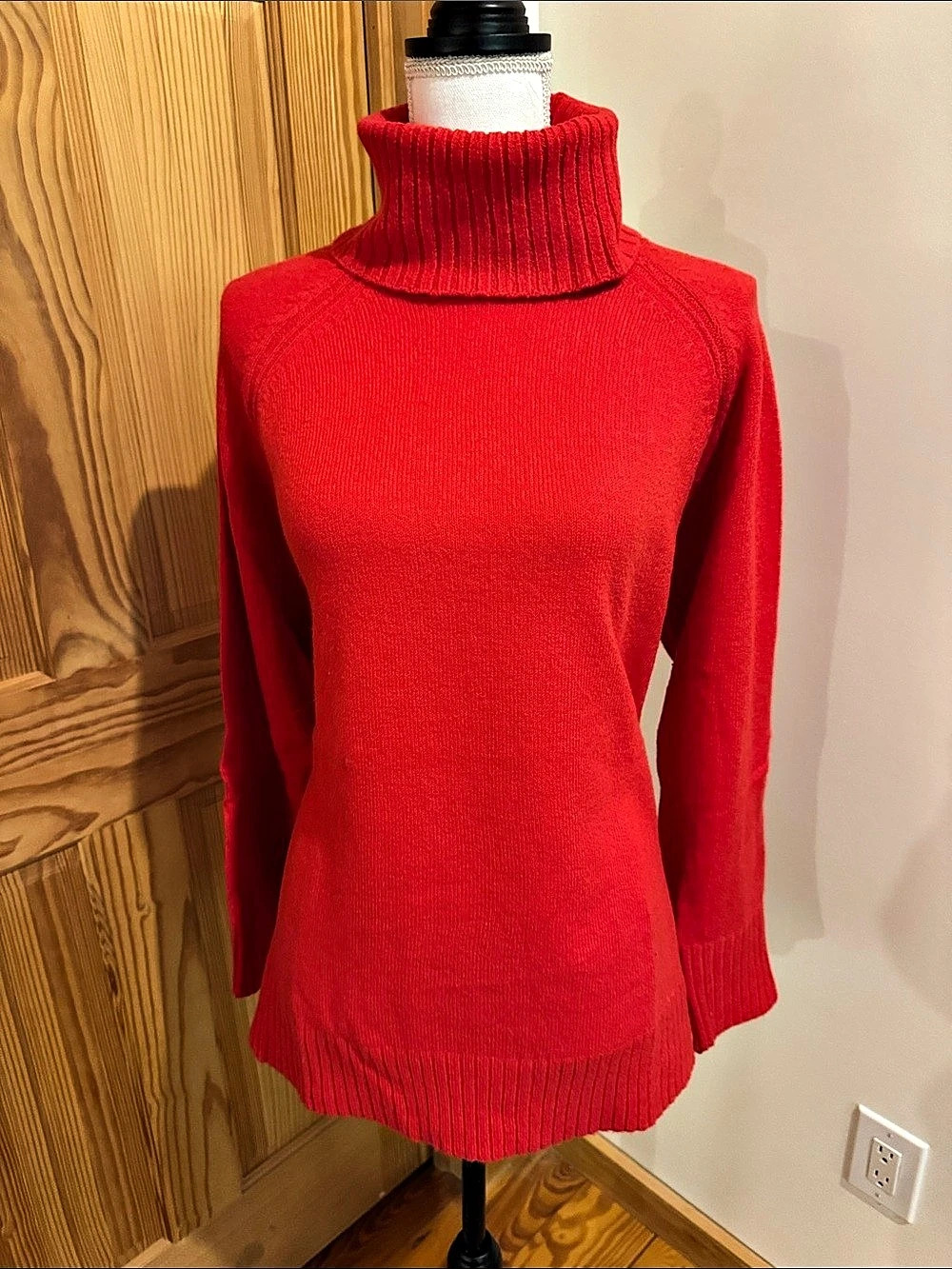 Old Navy Red Turtleneck Sweater